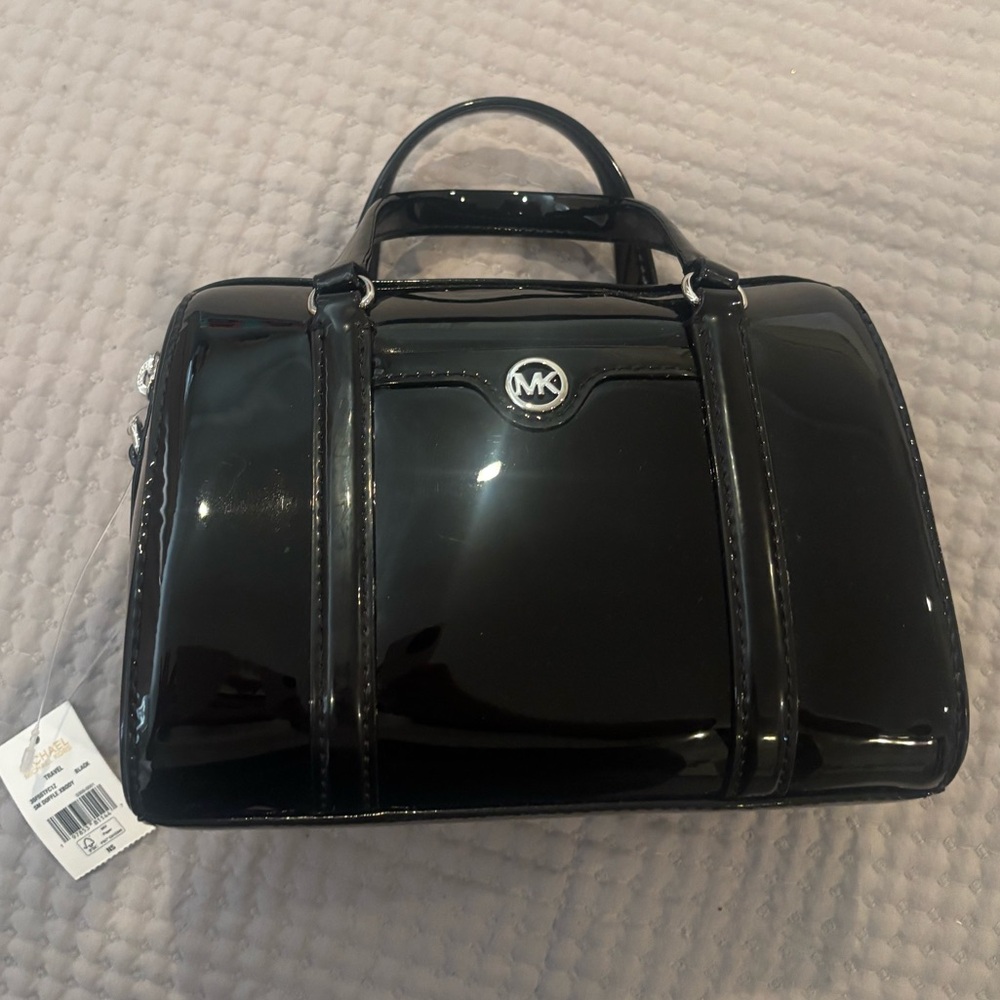 Small Michael Kors Black Patent hand bag NWT